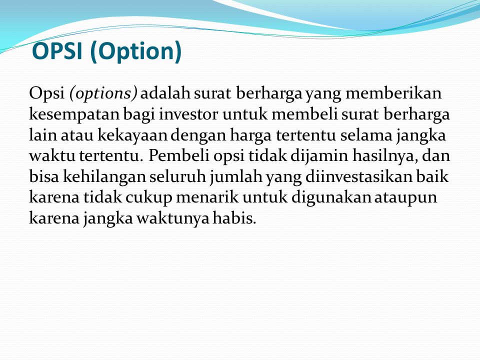 OPSI (Option)