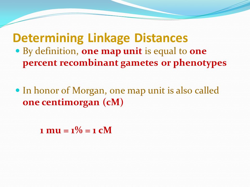 Determining Linkage Distances