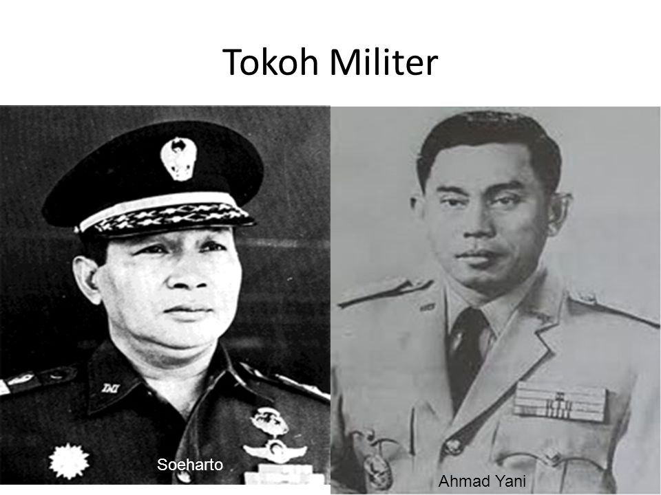 Tokoh Militer Soeharto Ahmad Yani