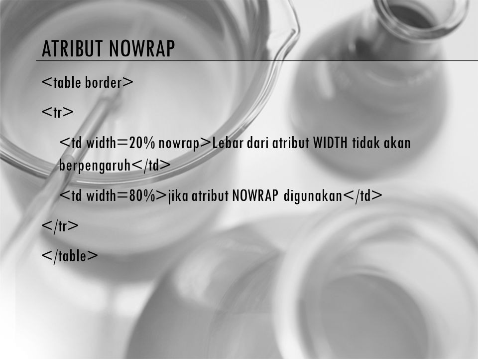 Nowrap white. Nowrap.