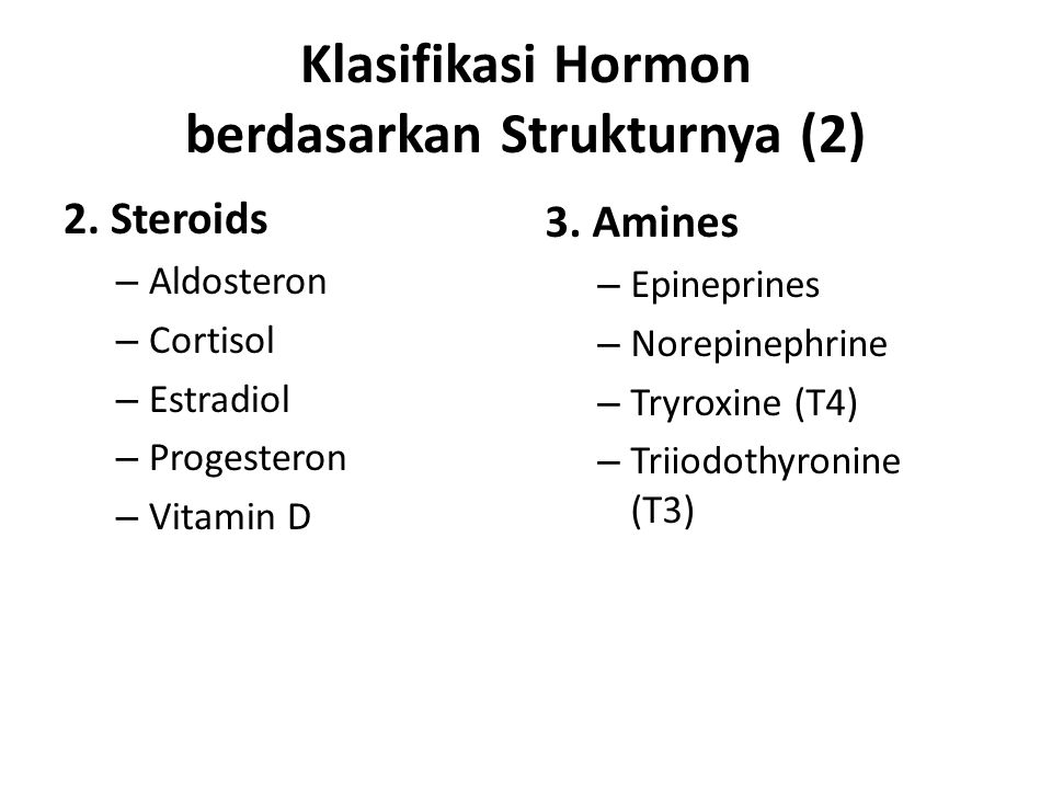 Pengelompokan Hormon Berdasarkan Waktu Sekresinya