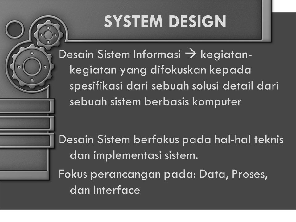 SYSTEM DESIGN