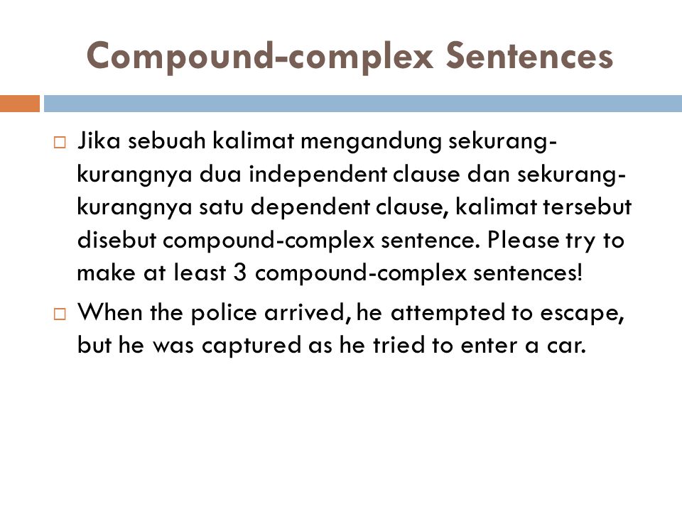 Compound-complex Sentences
