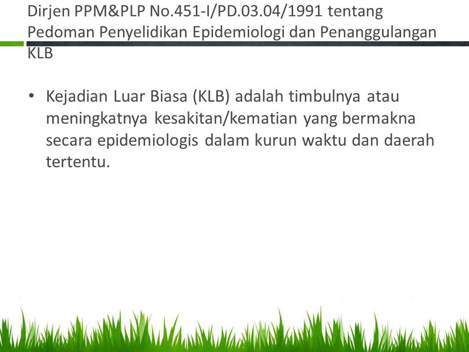 Dirjen PPM&PLP No. 451-I/PD. 03