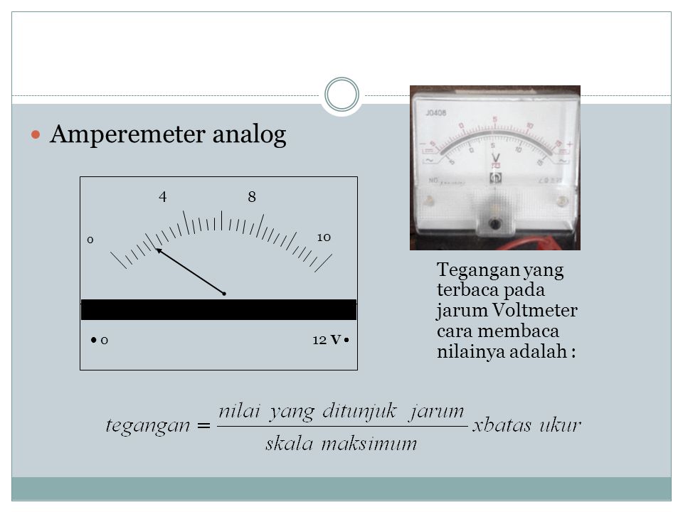 Amperemeter analog V  
