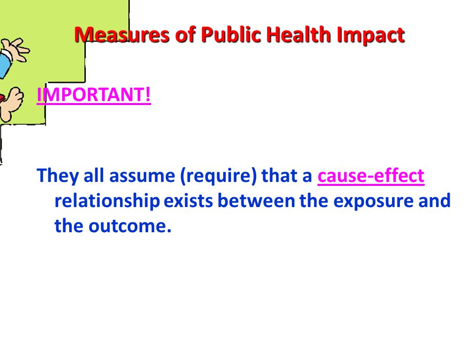 Measures of Public Health Impact