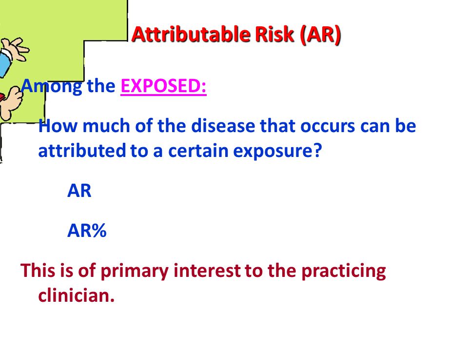 Attributable Risk (AR)
