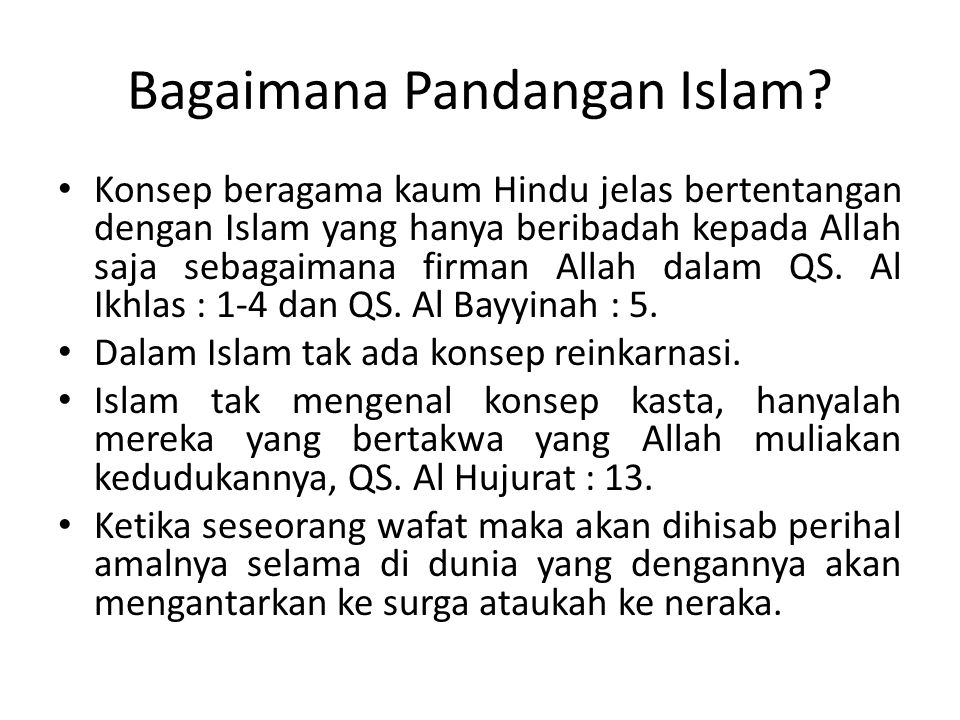 Bagaimana Pandangan Islam