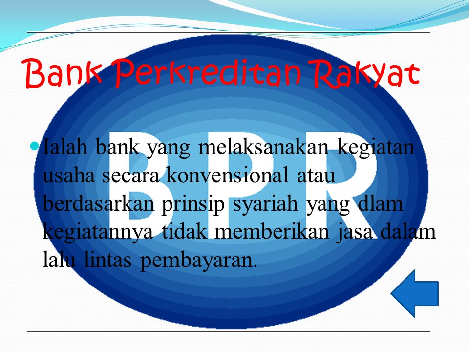 Bank Perkreditan Rakyat