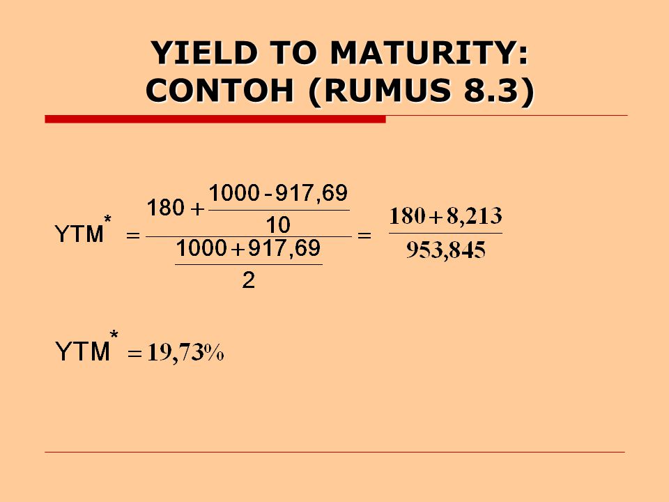 Contoh Soal Yield To Maturity 4652