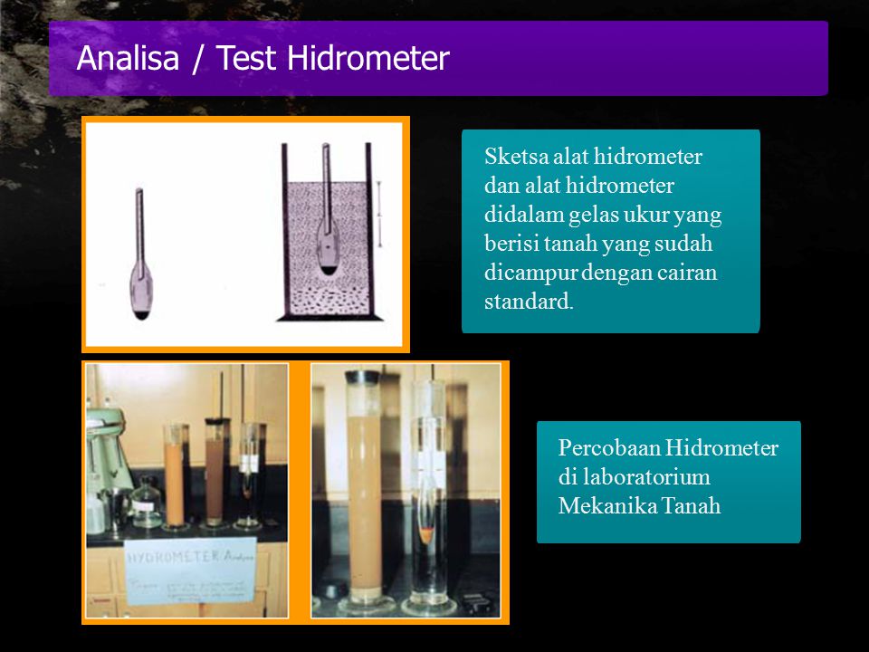 Analisa / Test Hidrometer