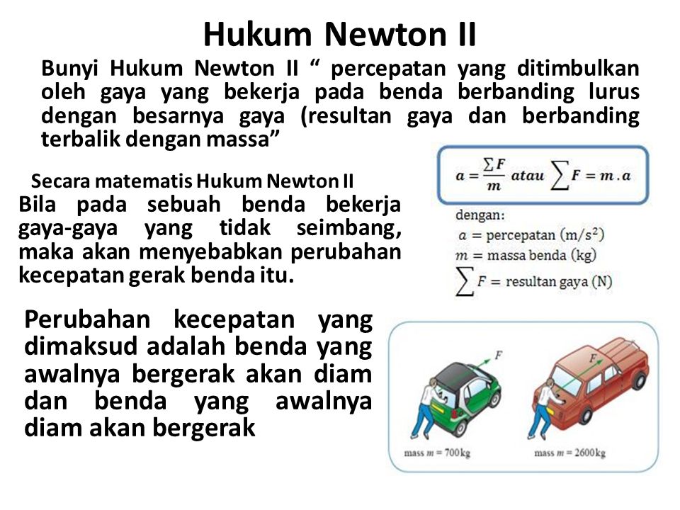 Hukum Newton. - ppt download