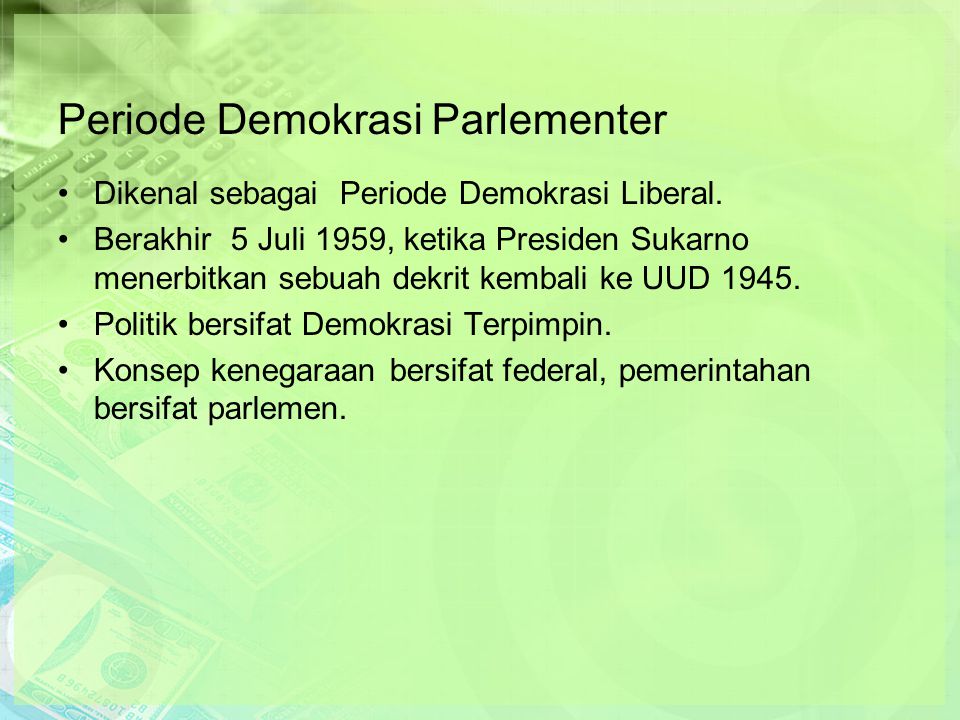 Periode Demokrasi Parlementer