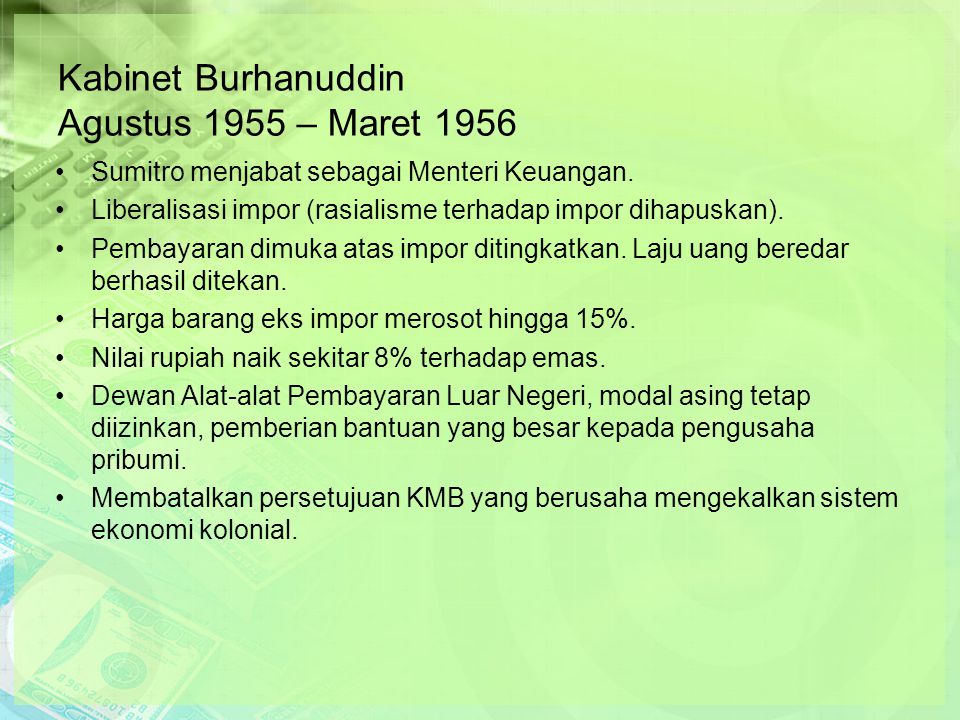 Kabinet Burhanuddin Agustus 1955 – Maret 1956