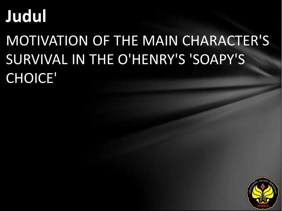 Soapy S Choice By O Henry