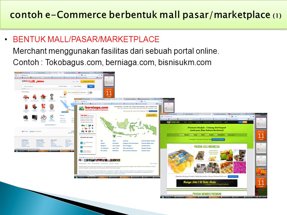 Gambar Pasar Nyata Contoh E Commerce Dalam Bentuk Aplikasi Simak Gambar Berikut