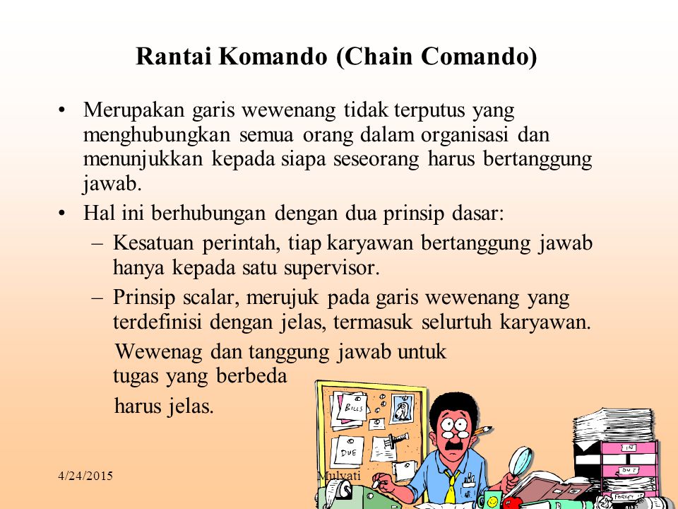 Rantai Komando (Chain Comando)