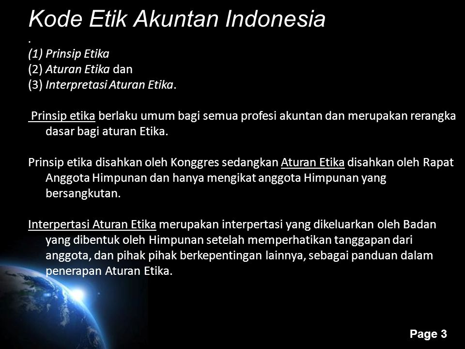 Kode Etik Akuntan Indonesia