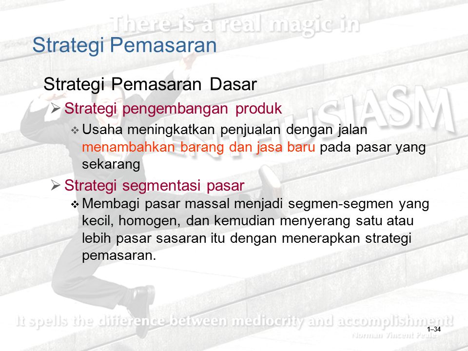 Strategi Pemasaran Strategi Pemasaran Dasar