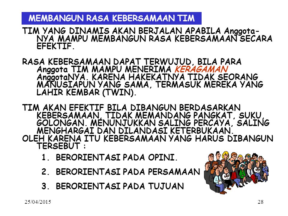 Membangun Kerjasama Tim Team Building Ppt Download