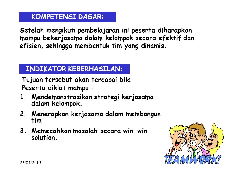 Membangun Kerjasama Tim Team Building Ppt Download