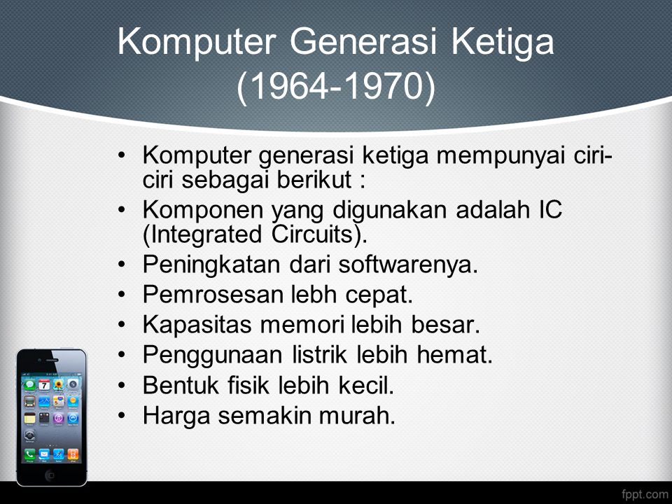 Komputer Generasi Ketiga ( )