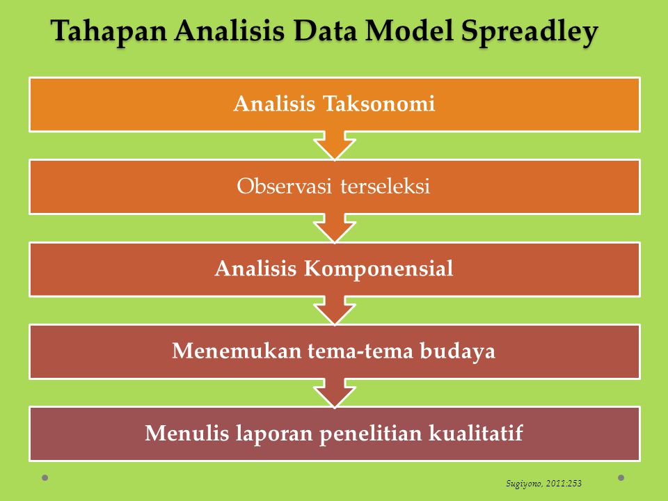 Tahapan Analisis Data Model Spreadley