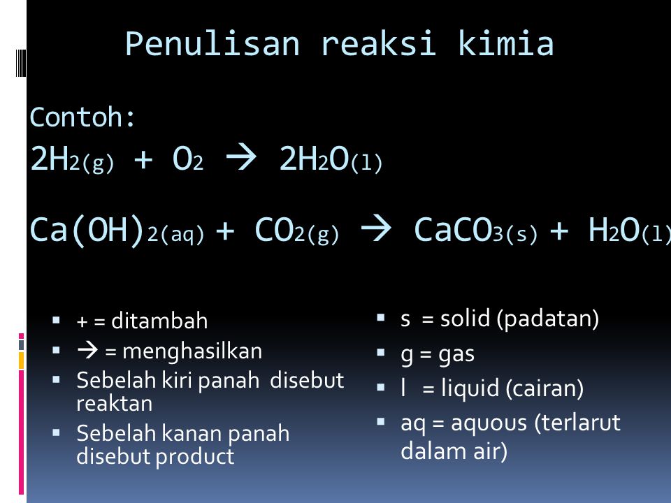 Persamaan reaksi kimia pdf