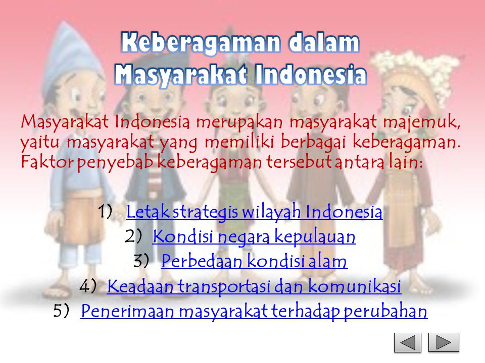 Keberagaman indonesia satu berbeda salah masyarakat alam faktor kondisi menjadi penyebab yang mengapa Ini Dia