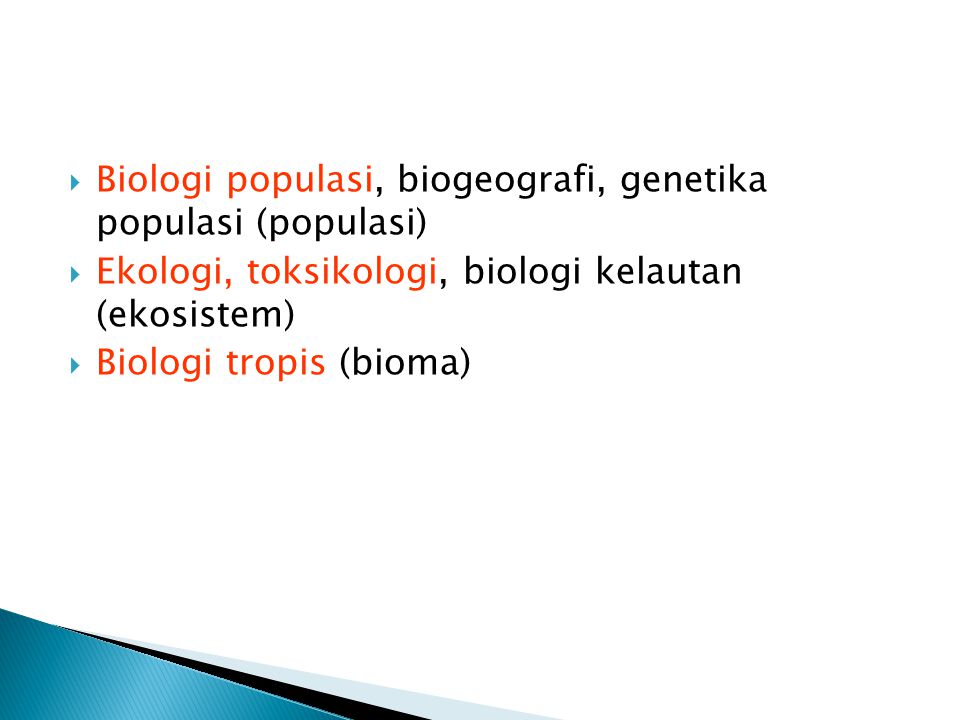 BAB I BIOLOGI SEBAGAI ILMU - ppt download