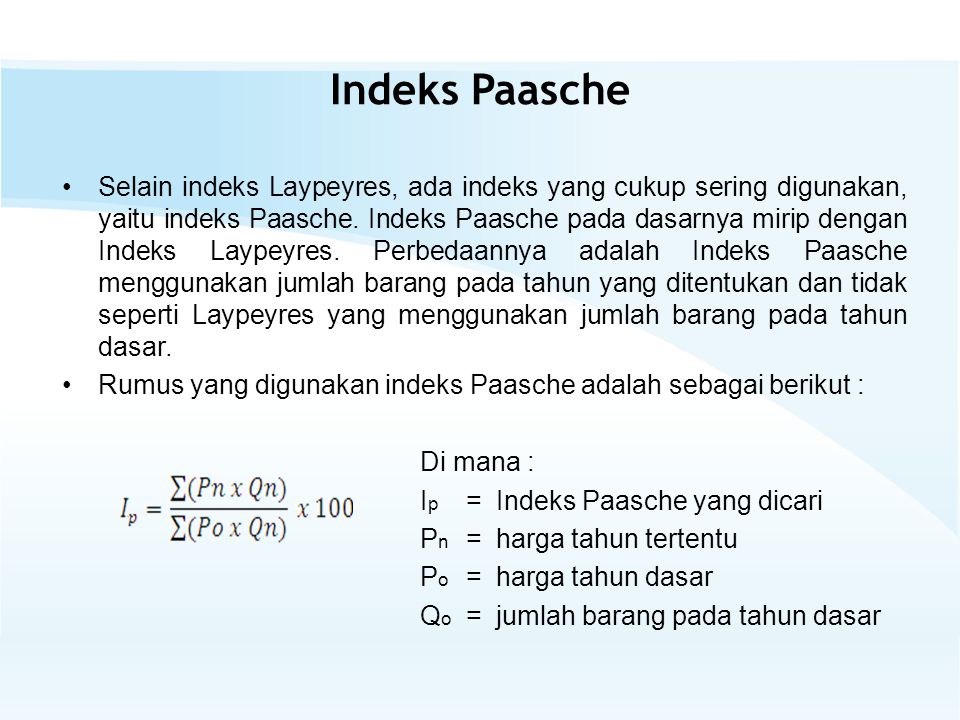 Indeks Paasche