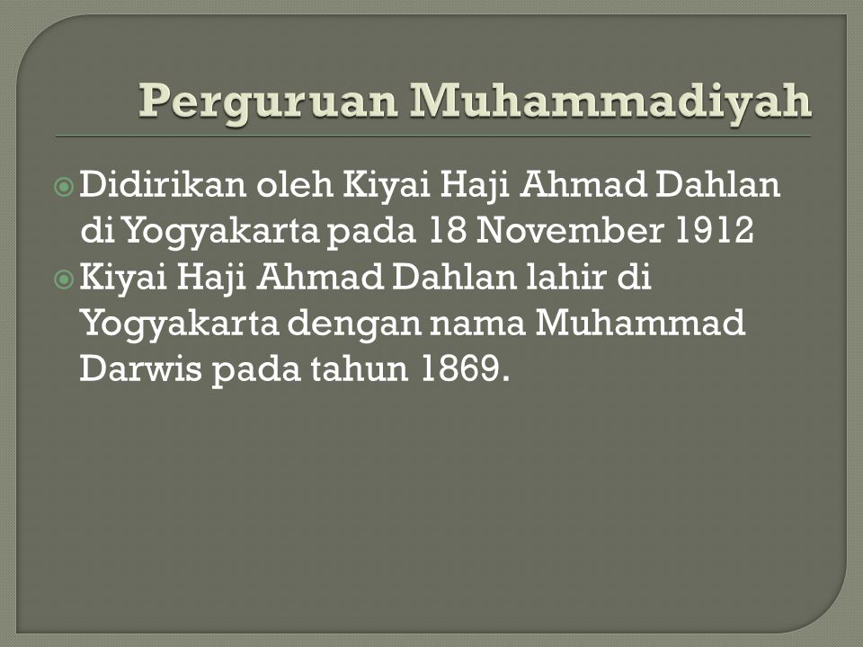 Perguruan Muhammadiyah