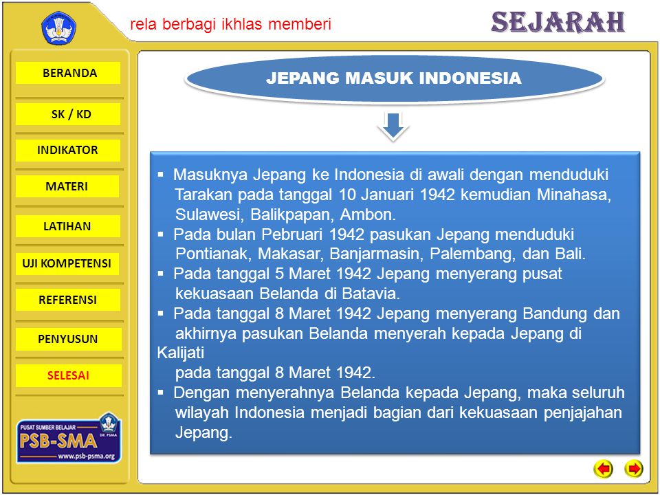 JEPANG MASUK INDONESIA