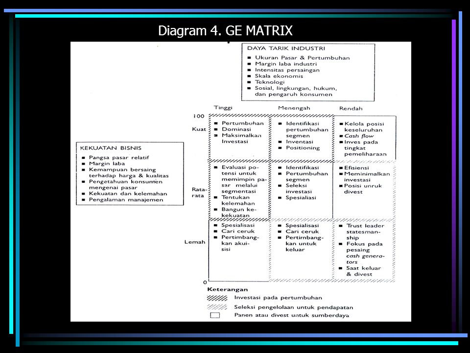 Diagram 4. GE MATRIX
