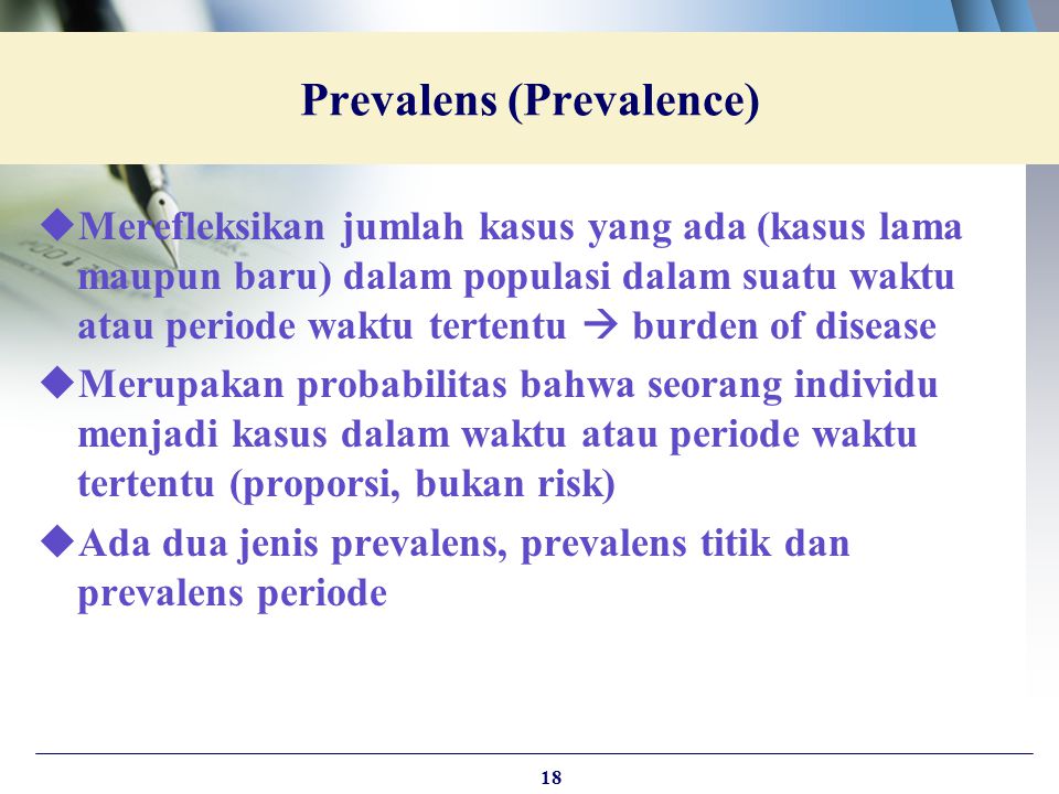 Prevalens (Prevalence)