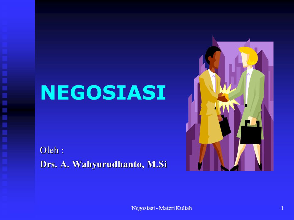 Oleh : Drs. A. Wahyurudhanto, M.Si