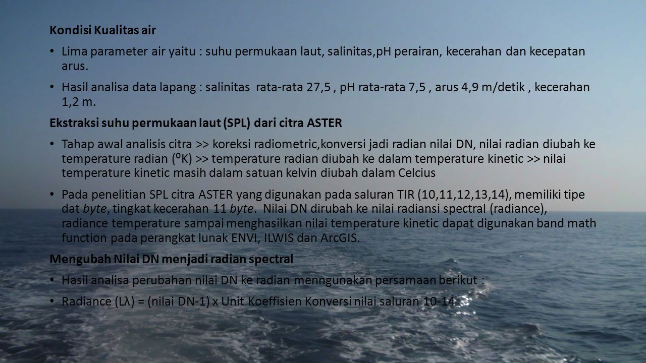 Sekolah Pascasarjana Teknologi Kelautan Institut Pertanian Bogor Ppt