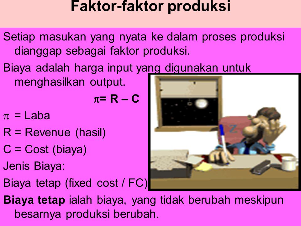 Faktor-faktor produksi