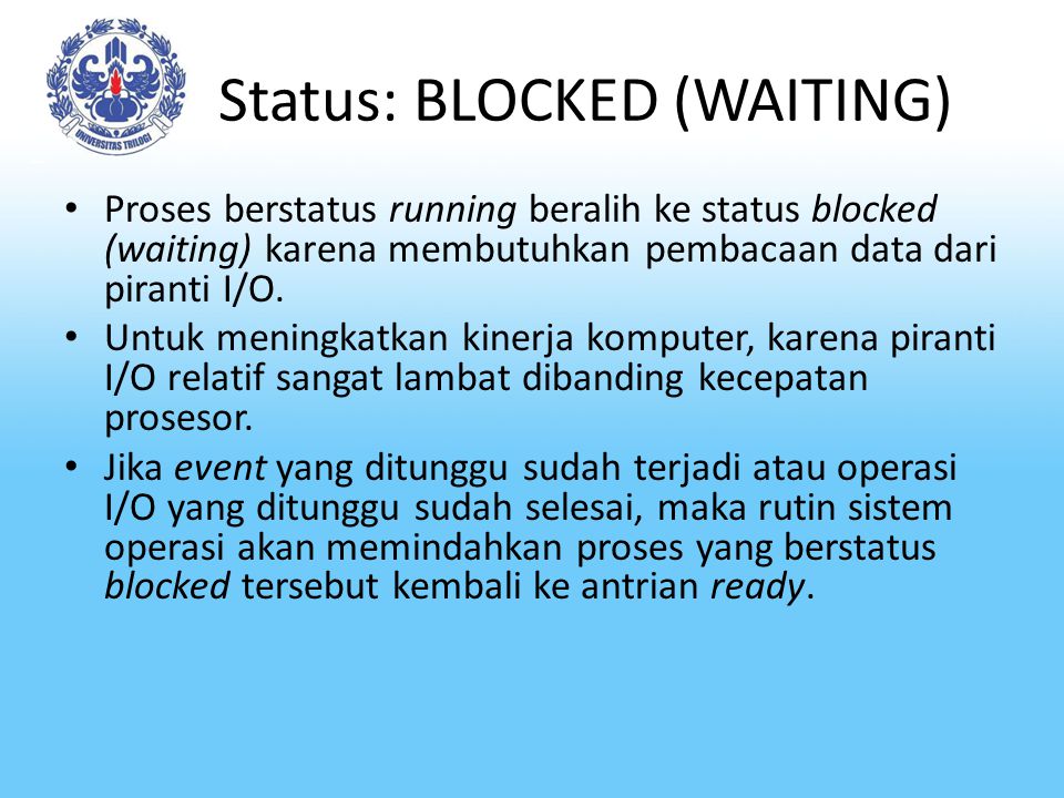 Status: BLOCKED (WAITING)