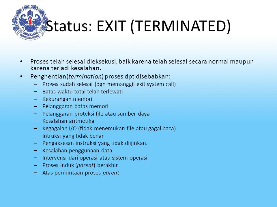 Status: EXIT (TERMINATED)