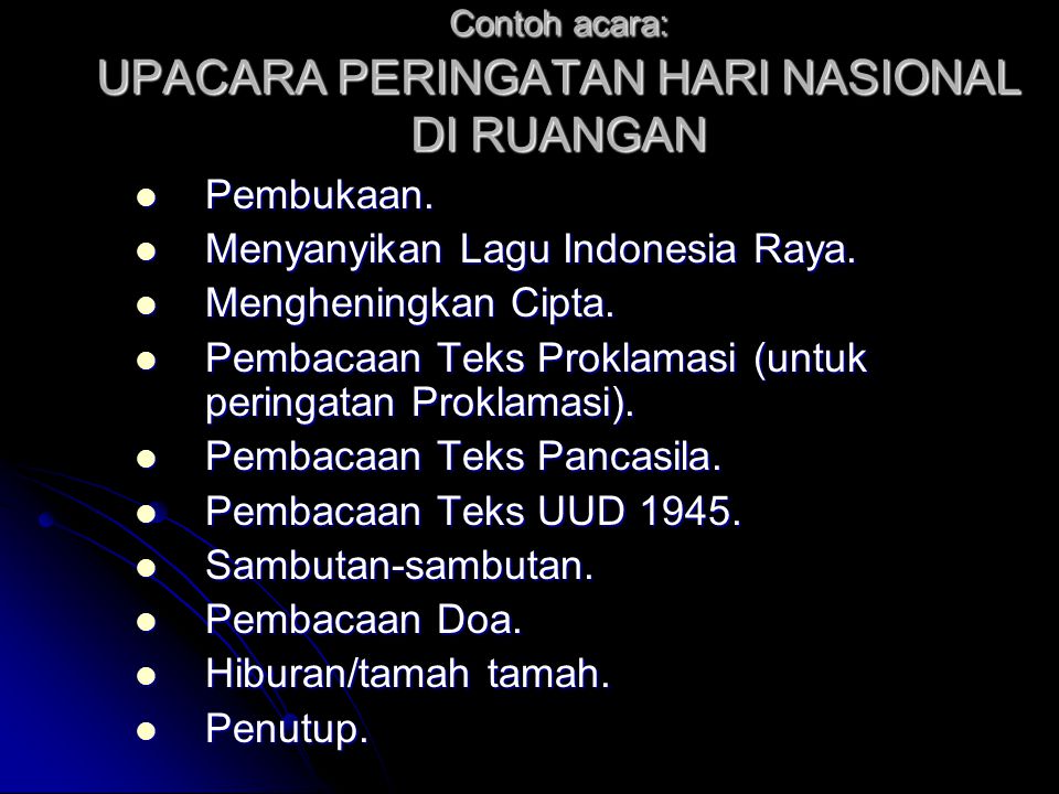 Contoh Kata Sambutan Pembukaan Acara Pelatihan Berbagai Contoh