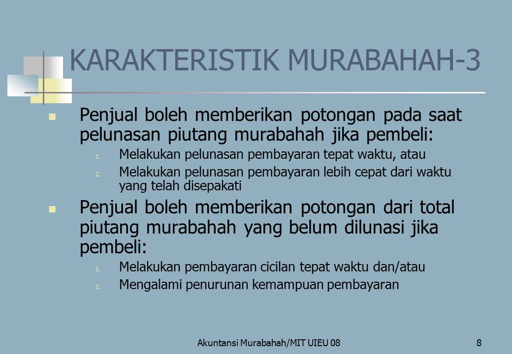 KARAKTERISTIK MURABAHAH-3